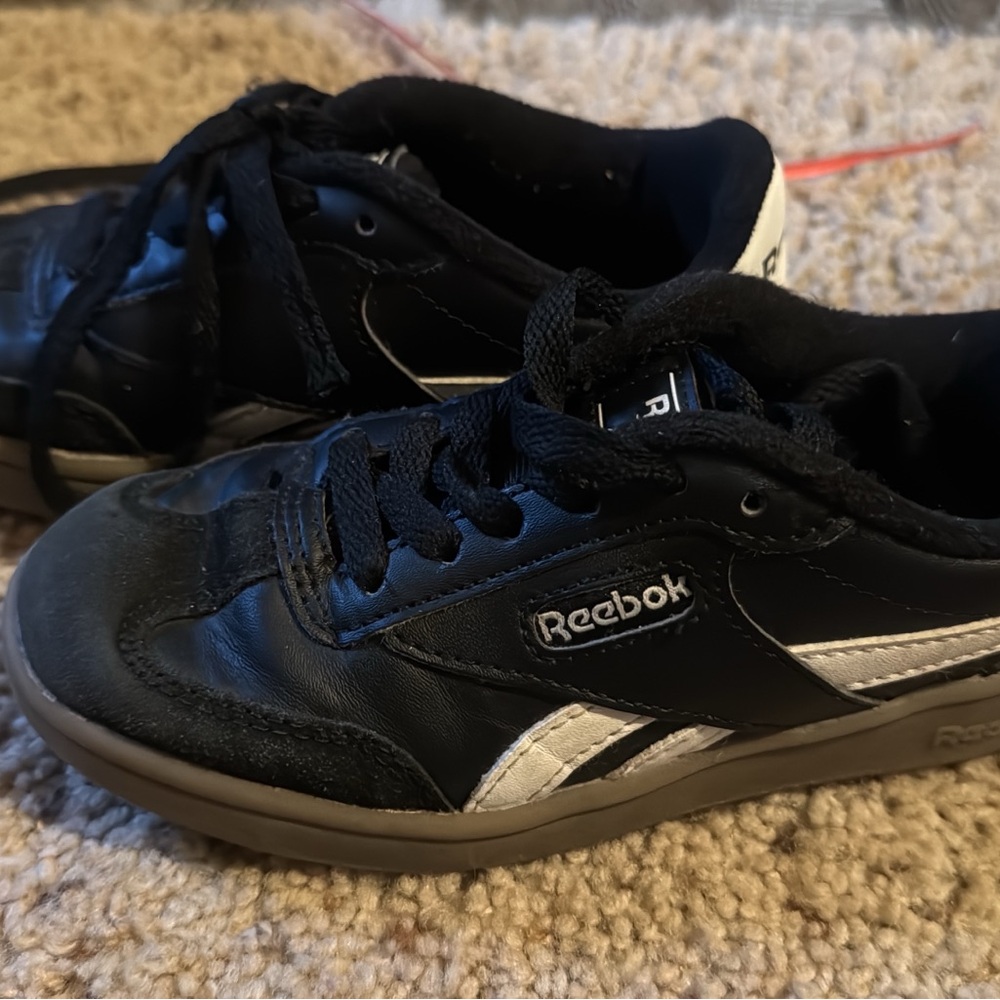 Reebok Kids Black and White Sneakers